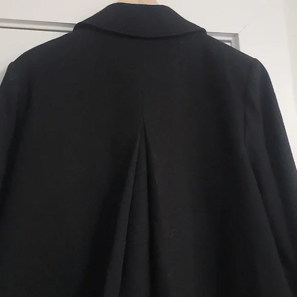 Vintage Wool Blazer Coat Fits 1X Black - Picture 9 of 11